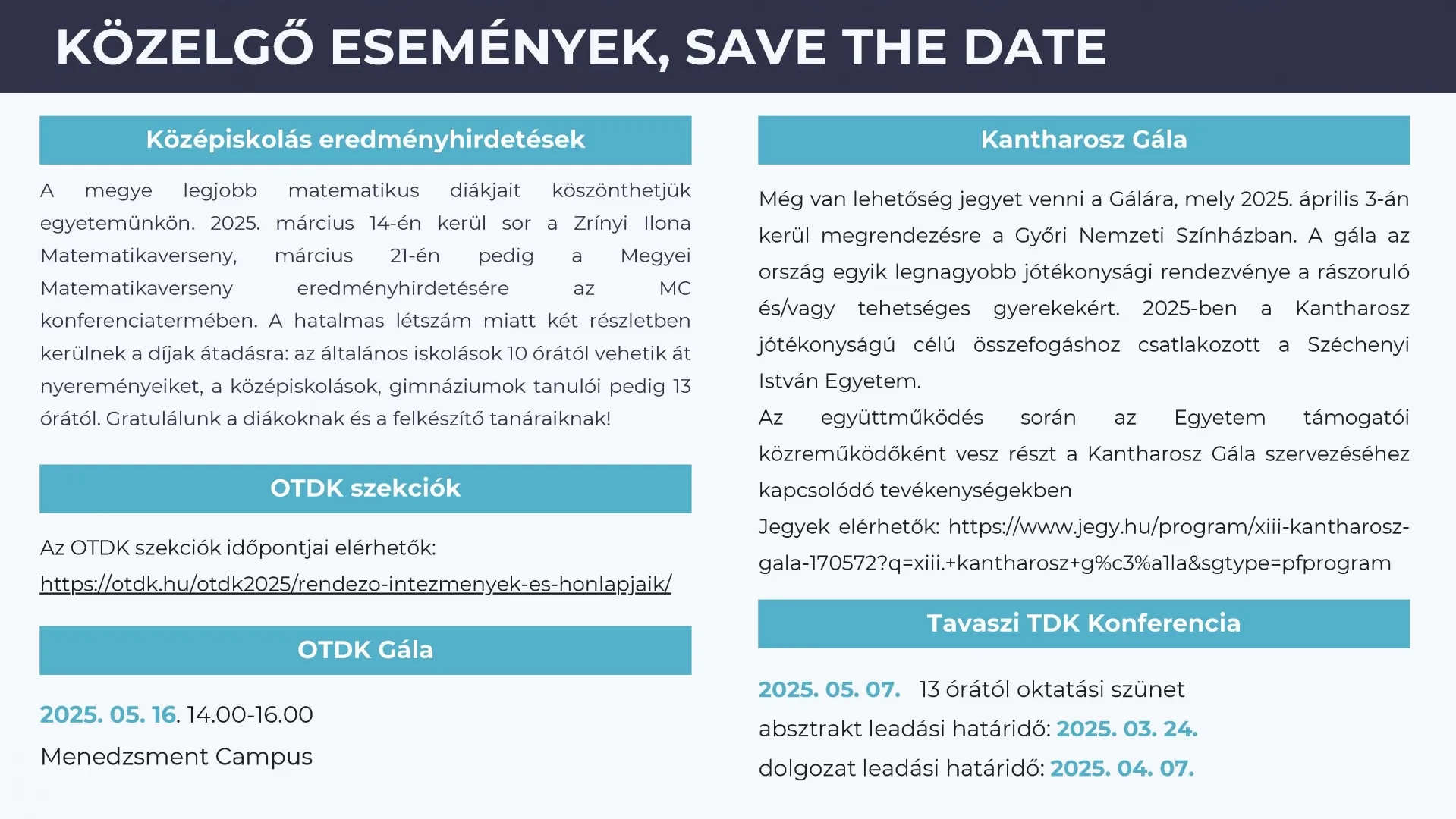 SZETT hírlevél 2025 március